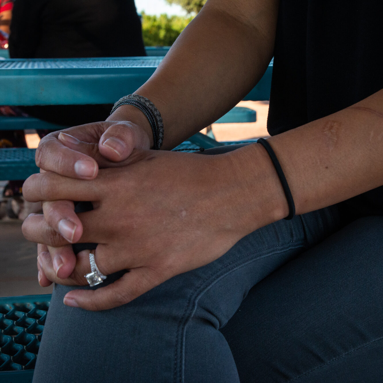 Katie Mabry is newly engaged after surviving a nine-year abusive relationship with her ex-husband. (Photo by Anikka Abbott)