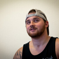 Ben Goss, 23, moved to Arizona from Massachusetts after an accident that left him paralyzed. A sports complex in Mesa, Ability 360, allowed him the opportunity to continue participating in athletic events. Ben Goss is currently one of the top players on the Ability 360 Wheelchair Rugby (or murderball) team. (Photo by Olivia Steinfeld)
